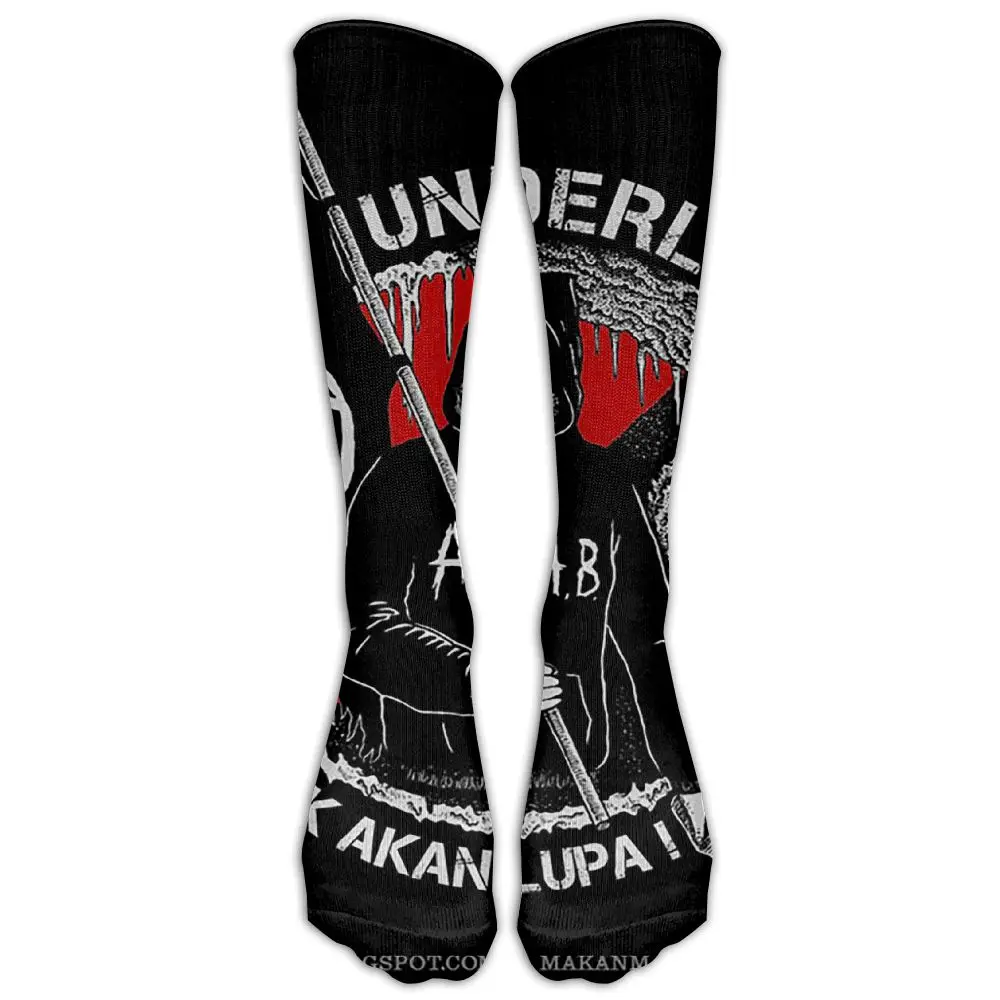 SAMCUSTOM модные гольфы женские хлопковые Гольфы выше колена для женщин ACAB хит цель 3D