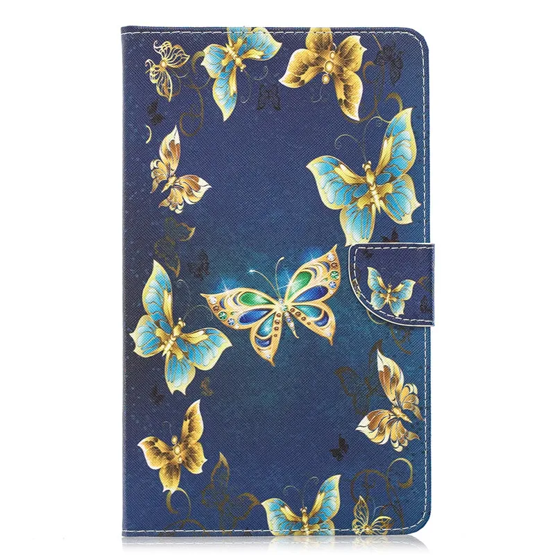 Blue Butterfly Чехол для планшета с милым котом, единорогом, щенком, бабочкой для huawei MediaPad T3 8, KOB-L09, KOB-W09, 8,0 дюймов, чехол для huawei MediaPad T3 8 - Цвет: Blue Butterfly