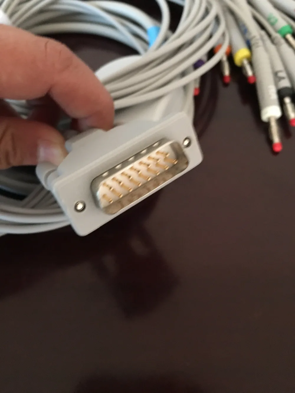 Новый совместимый кабель Schiller EKG с 10 проводами ECG schiller для пациента Banana4.0 AHA AT3 AT6 CS6