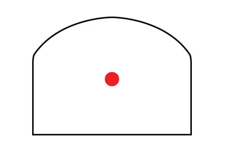 Reflex Mini Trijicon RMR Style 1x Красная точка прицел для Вивера Пикатинни Крепление база