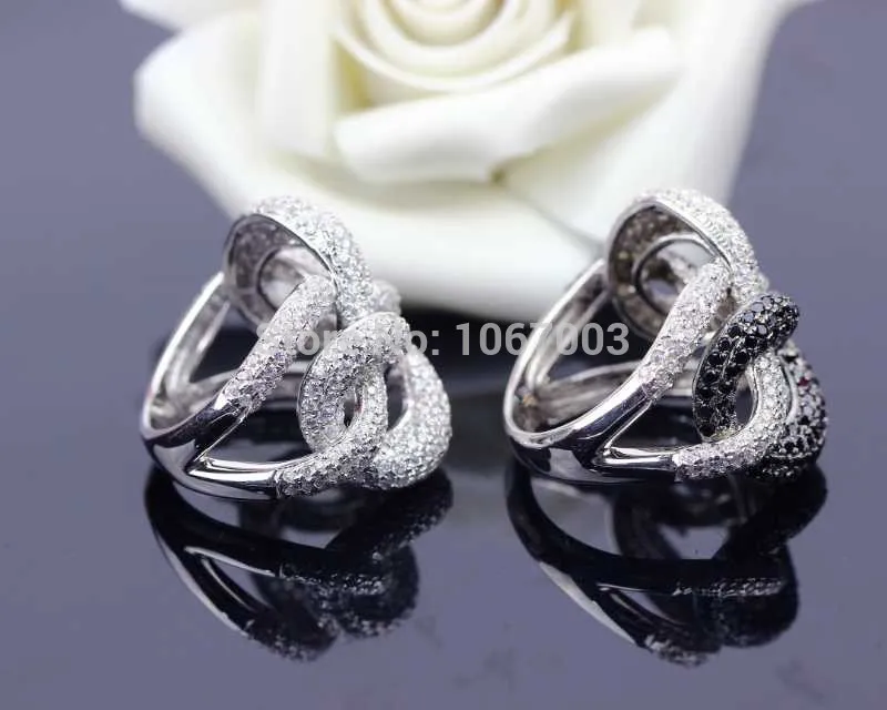 Hollow out clover Free Shipping court palace luxury 925 Sterling Silver Ring shine Fine fashion party wedding ring XA122 | Украшения и