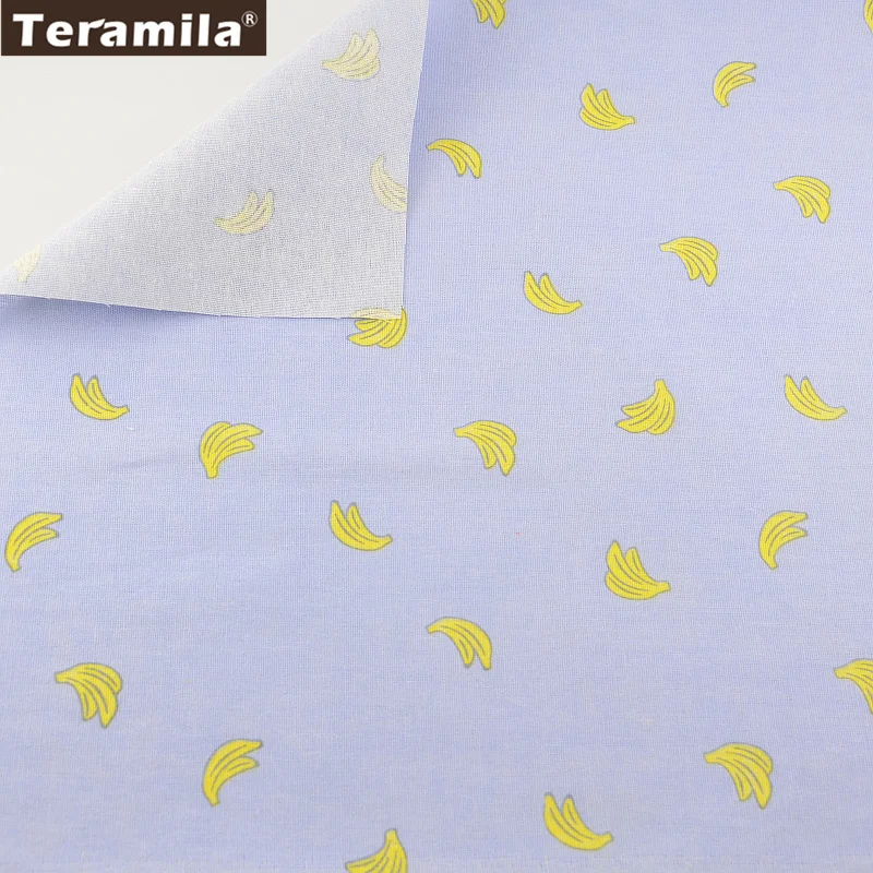 TERAMILA Tablecloth Pillow Purple Bag Curtain Cushion Zakka Cotton Linen Fabric Sewing Material Tiss Bananas Designs | Дом и сад