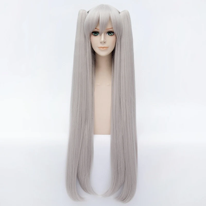 Женский длинный прямой парик для косплея коллекция Kantai Amatsukaze 100 см искусственные