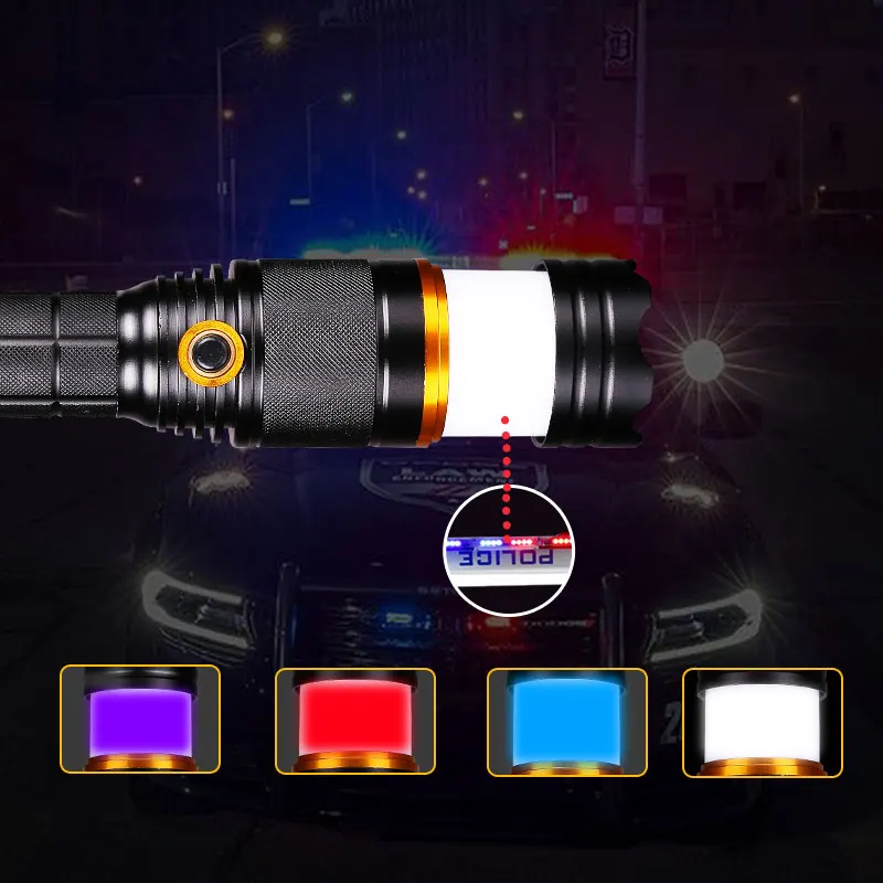 Тактический фонарь 18650 cree t6 для кемпинга из ламы ультра Puissante Taschenlampe Zaklamp