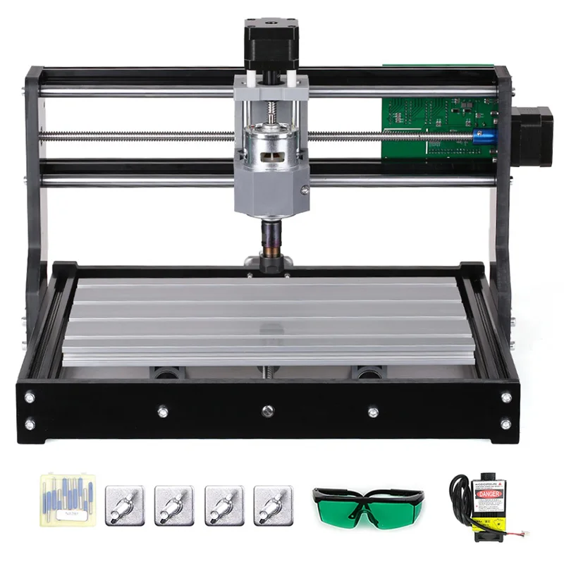 500w Cnc3018 pro Diy Мини станок с ЧПУ лазерная гравировка фрезерный станок для металла 3 оси Pcb фрезерный станок деревянный маршрутизатор лазерная гравировка - Цвет: 500w