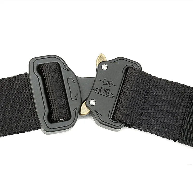 Многофункциональный армейский военный ремень FDBRO тактический с металлической