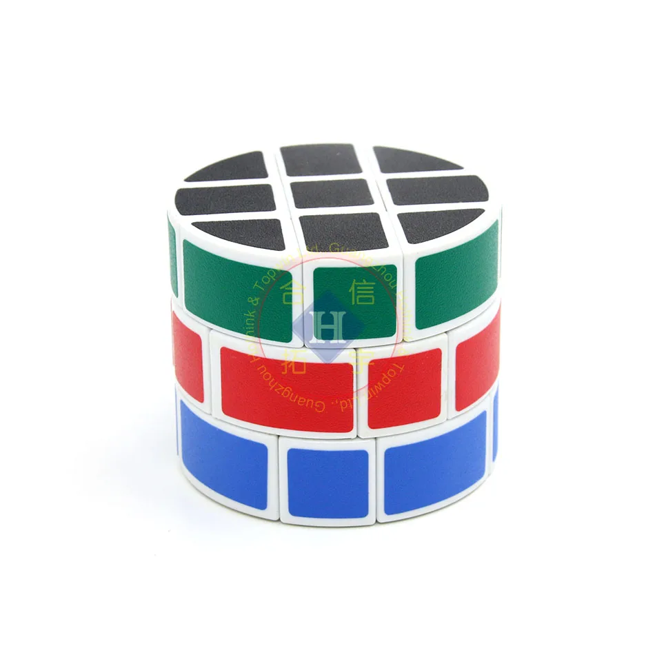 3x3x3 Новый Магический цилиндр магический куб головоломка скраб стикер игрушка