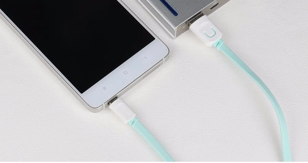 USAMS Кабель Micro Usb для iPhone 6 6 s Plus 5S 5 iPad Samsung Galaxy Sony HTC LG 2 в 1 USB 2.1A Зарядное Устройство Данных кабель