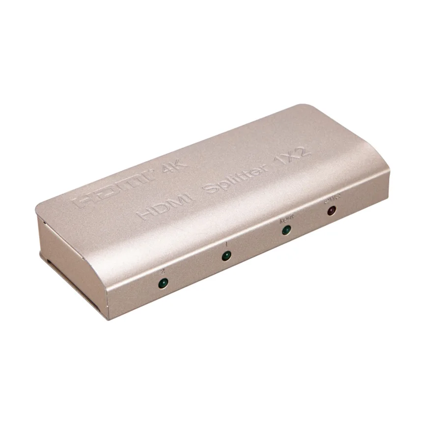 Mini HDMI Splitter 1x2 4 К x 2 видео дистрибьютор конвертер 1080 P 3D V1.4 1 в из Усилители домашние