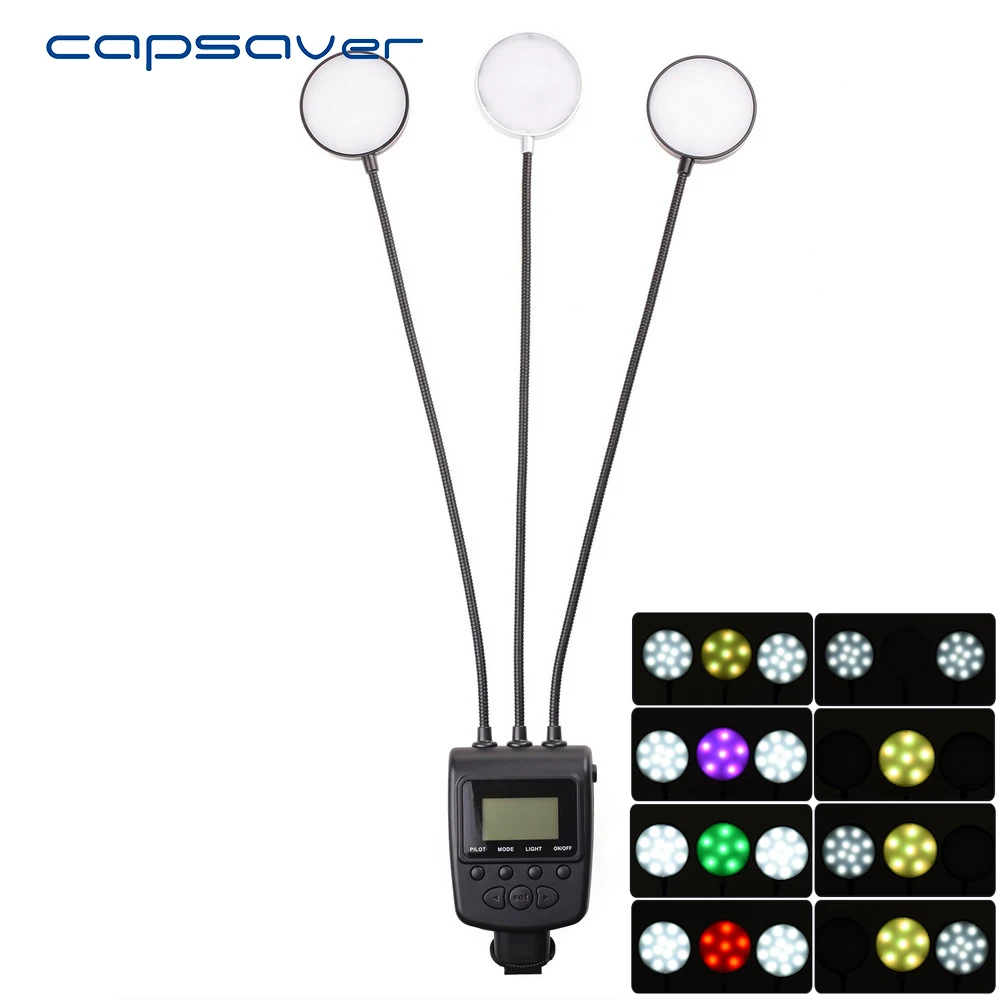 Capsaver ML 3DS светодиодный макро фотовспышка &quotSpeedlite&quot для Canon Nikon Panasonic Olympus sony камера
