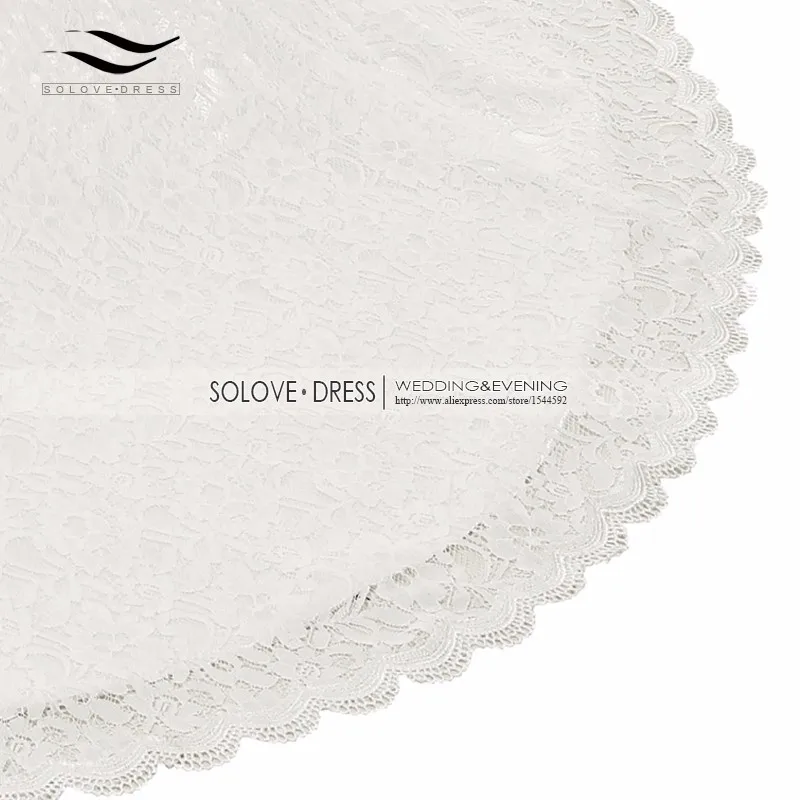 Женское свадебное платье со шлейфом элегантное белое кружевное Недорогое Платье