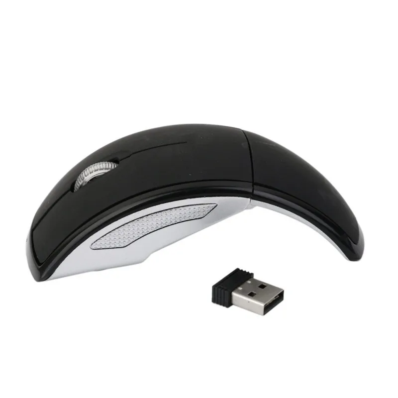 BinFul складная беспроводная мышь 2 4 ГГц для ПК компьютерная мышь/Мыши + приемник USB 0