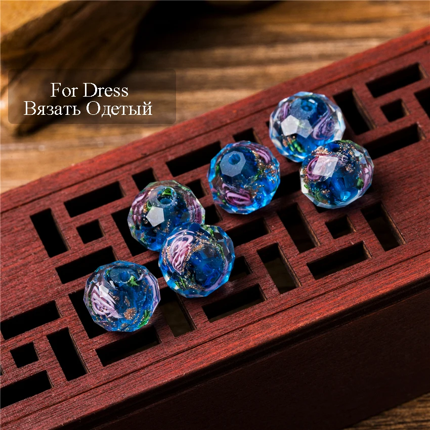 Бусины из бисера в виде Розы стеклянные бусины для изготовления ювелирных