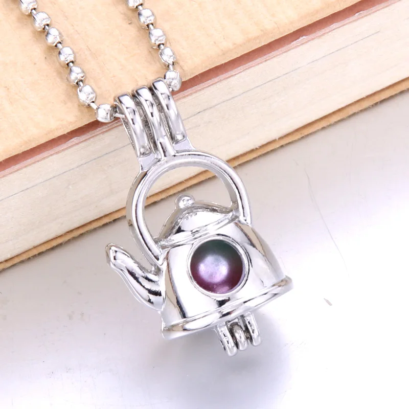 6 шт. колье браслет ювелирное изделие жемчужная клетка медальон кулон духи