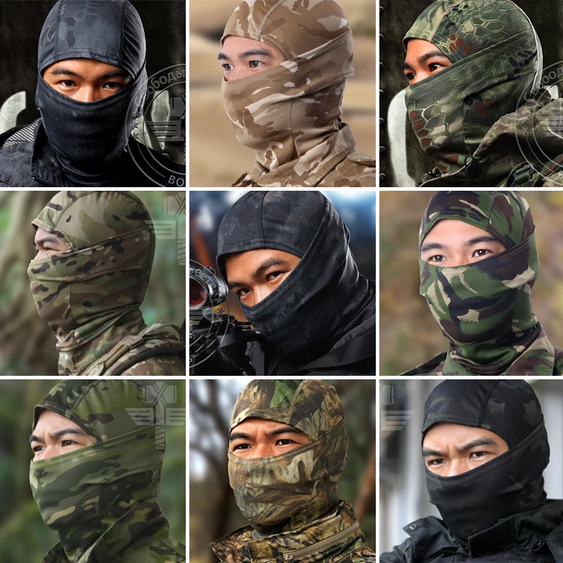Камуфляжная Балаклава Cs Go военная армейская камуфляжная тактическая охотничья