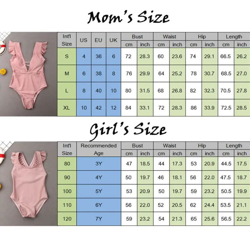 Одинаковые комплекты для семьи; для мамы и дочки; для женщин и девочек; для мам; для детей; Лето бикини; цельный купальник; купальный костюм; пляжная одежда