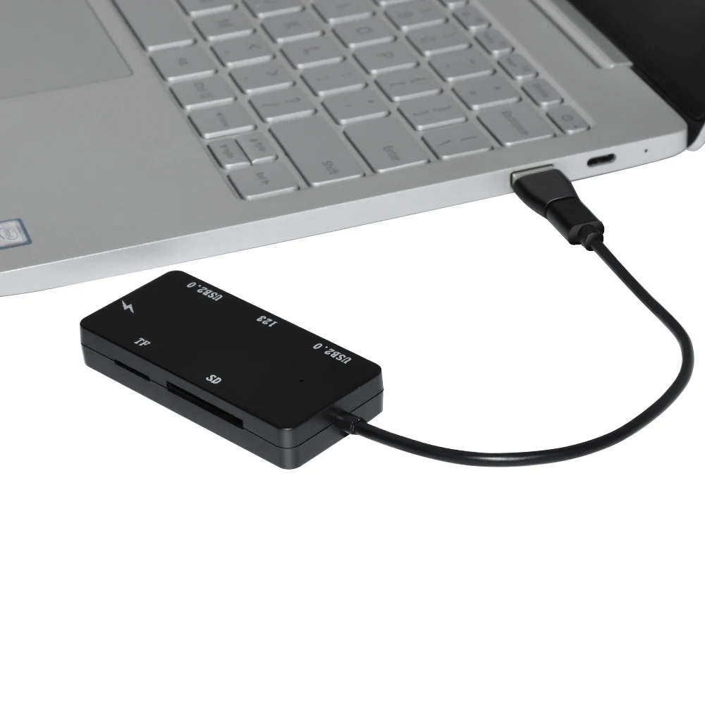 DeepFox 2 порты и разъёмы USB 2,0 Multi HUB Splitter расширения OTG зарядки концентратор адаптер SD/TF Card Reader для ноутбука Настольный ПК