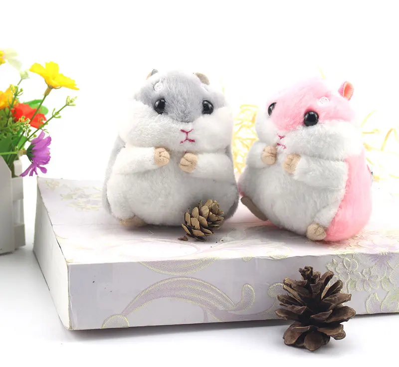 2018 милый маленький брелок для ключей хомяк Автомобильная сумка подвеска с