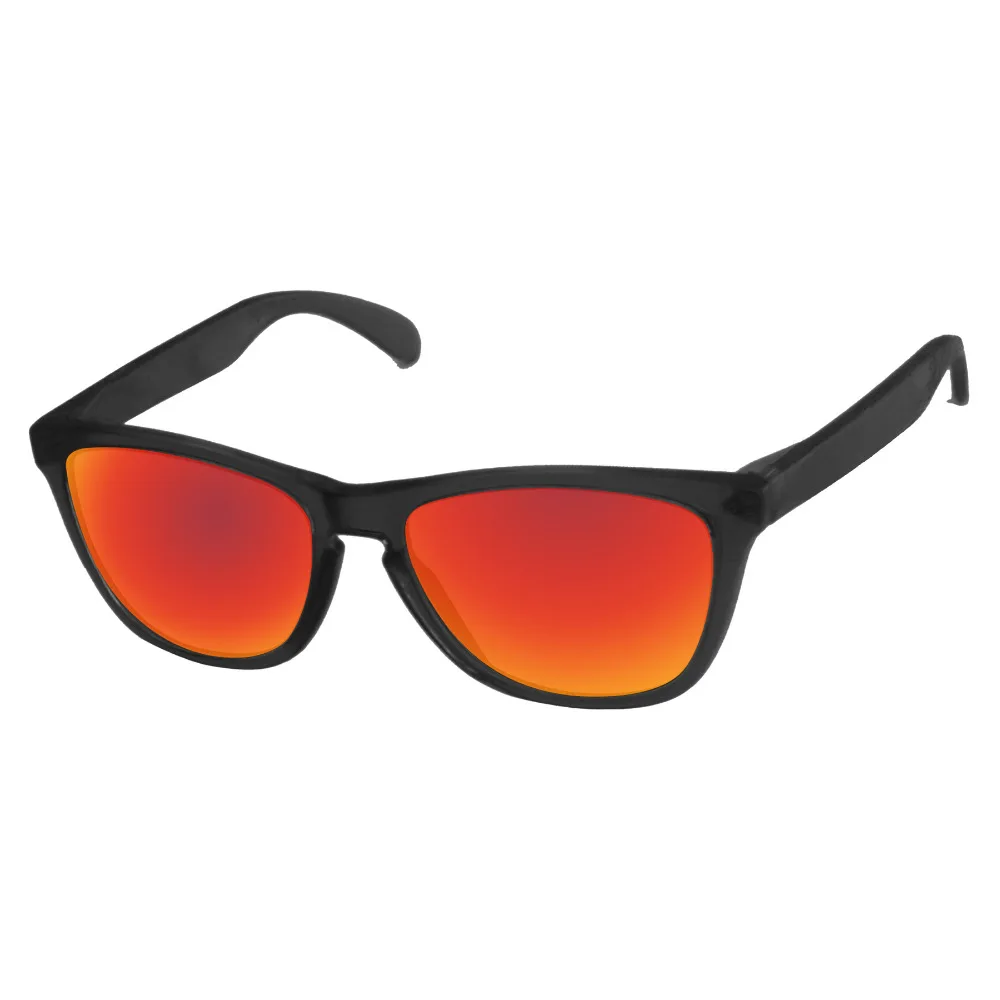 Papaviva Fire Red зеркальные поляризованные Сменные линзы для Frogskins OO9013 солнцезащитные