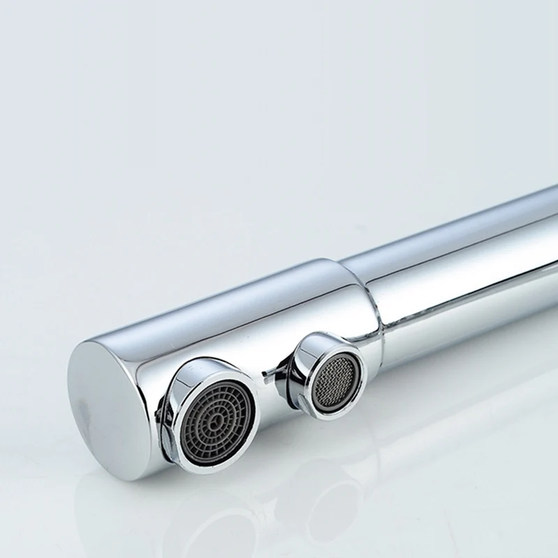 

Fapully Kitchen Filter Faucet Chrome Finish 360 Degree Rotating Drinking Water Kitchen Faucet Mixer 3 Way Sink Faucets 643-33C