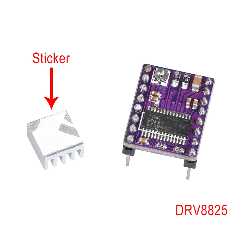 5 шт. 3D-принтер Stepstick Drv8825 Драйвер шагового двигателя Reprap 4 печатная плата замена A4988 для 3D-принтера части Ramps 1,4 MKS GEN