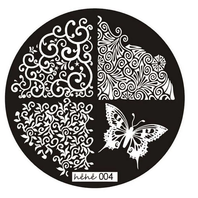 New Nail Art Image Stamp Stamping Plates Manicure Template 004 for Women Beauty Sep13 | Красота и здоровье