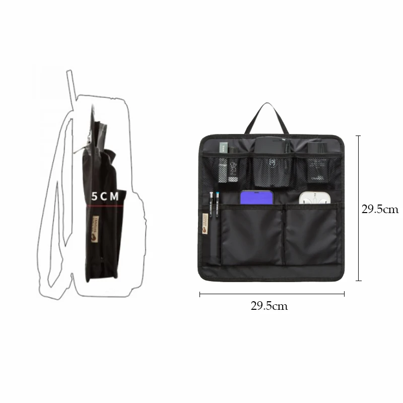 Женская нейлоновая сумка Органайзер HMUNII вместительная сумочка для косметики и