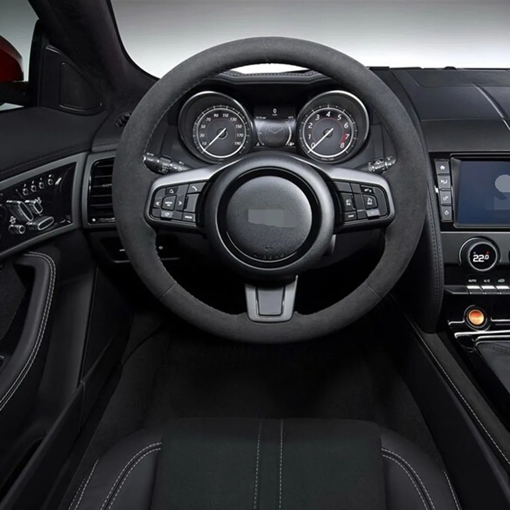 Аксессуары для интерьера ABS chrome XE XF F-PACE fpace f pace рулевое колесо черная Серебристая