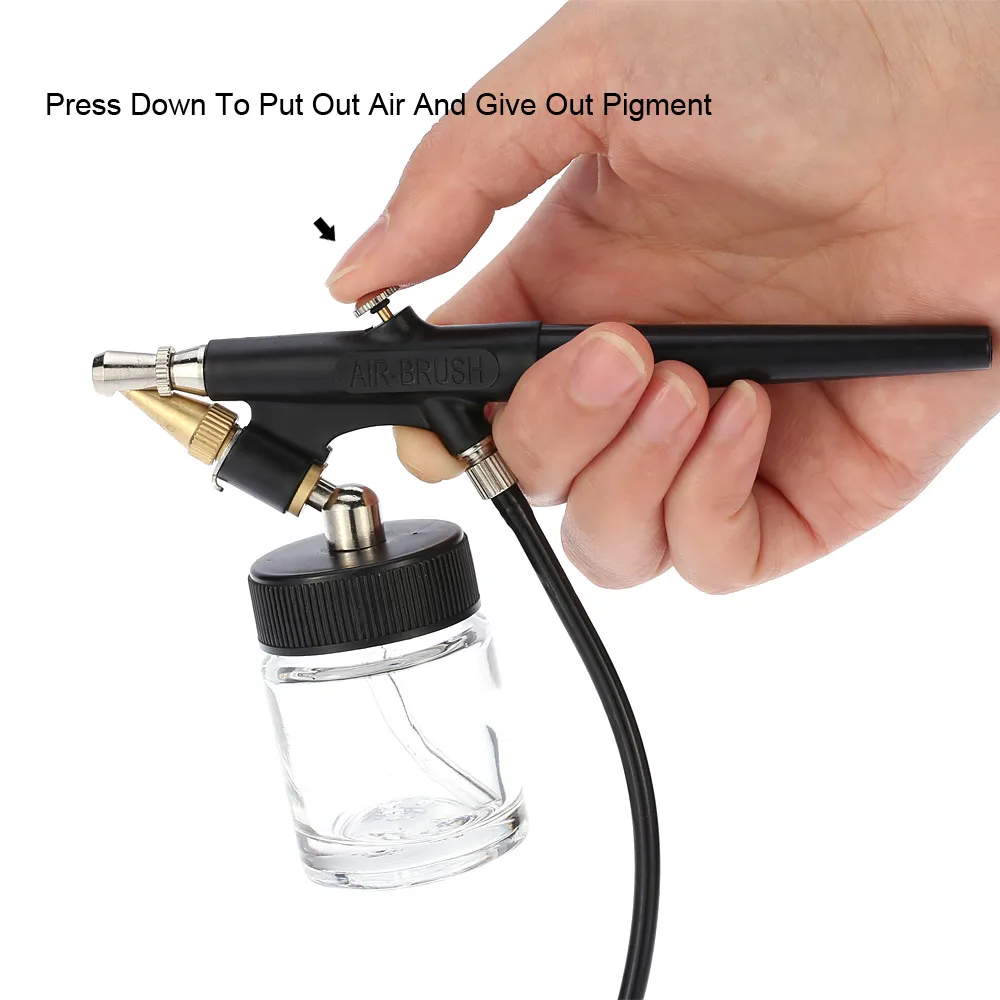 Аэрограф KKmoon распылитель с высоким содержанием сифона набор кистей для макияжа