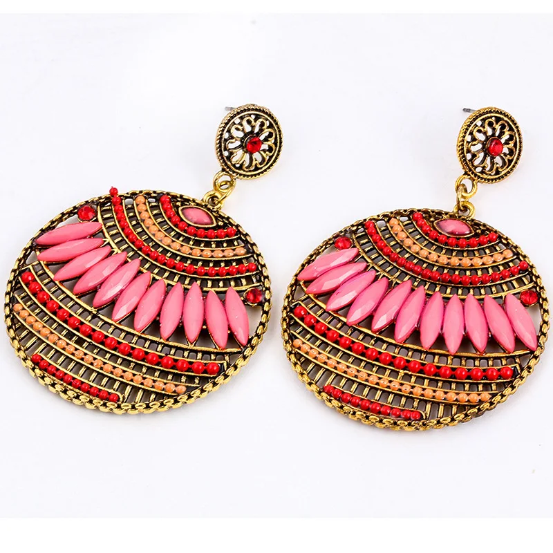Earrings For Women Boucle D'oreille Femme 2019 Pendientes Mujer Moda Hollow Out Trendy Korean Statement Joker Temperament | Украшения и