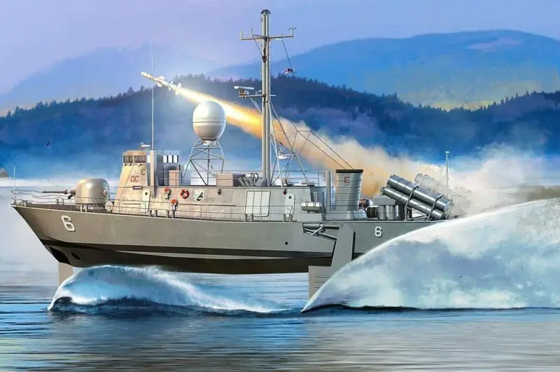 Хобби Boss 82006 1/200 USS PHM Pegasus класс крыло лодки гидрофольга ремесло модель комплект
