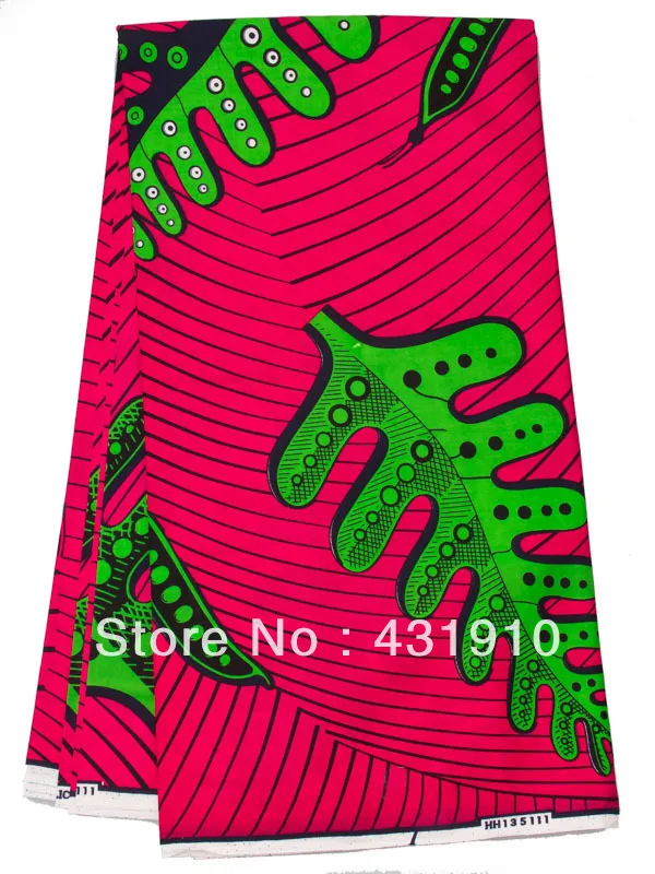 Wholesale African Fabrics Real Wax Prints Fabric Material 100% Cotton 6 Yards For Sewing Clothing rw135111_1 | Дом и сад