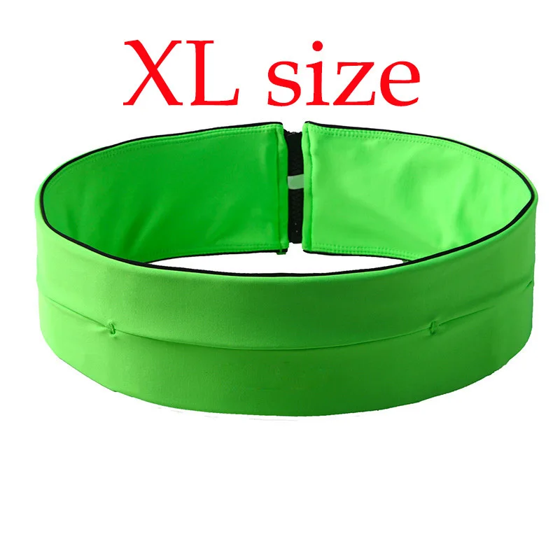 Green XL size Многофункциональная спортивная поясная сумка для марафона, бега, занятий йогой, карманами для мобильного телефона, унисекс, сумки на молнии для верховой езды - Цвет: Green XL size
