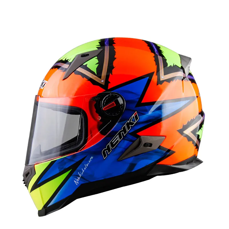 Мотоциклетный шлем VCOROS аппликация на все лицо для гоночного скутера | Автомобили