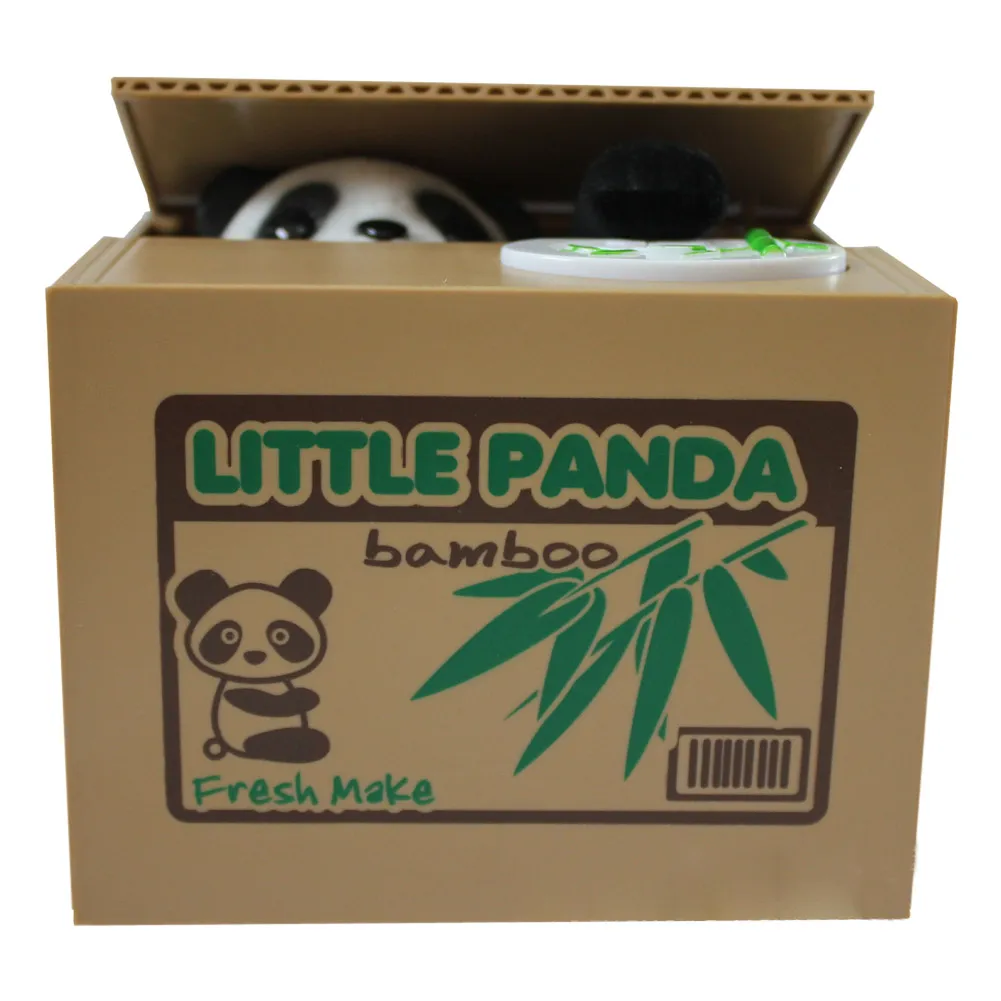 Панда вор коробки для денег игрушка подарок Дети Автоматическая