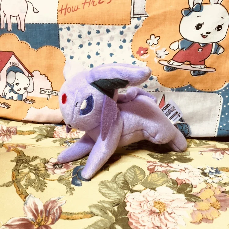 Плюшевые игрушки Аниме Фигурка мягкие куклы животных подложка Espeon песочница со