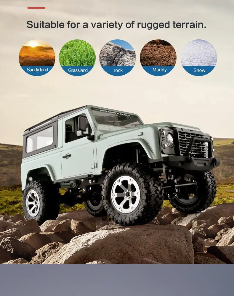 EBOYU FY003AB WiFi 2,4 Ghz 1/16 4WD зимние шины грузовик внедорожник RC грузовик+ внедорожные шины WiFi FPV 0.3MP камера классический ретро RTF