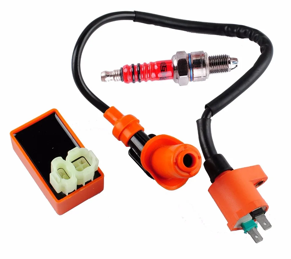 Knight Racing катушка зажигания 6 контактов AC CDI Коробка Свеча A7TC подходит китайский GY6