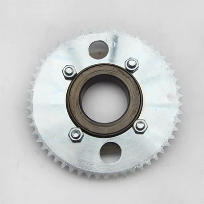 with Freewheel 78mm 55 зуб 54 мм заднее зубчатое колесо для цепи для небольших Дельфин Электрические Щипцы Для стопорных колец fit 25 H цепи - Цвет: with Freewheel 78mm