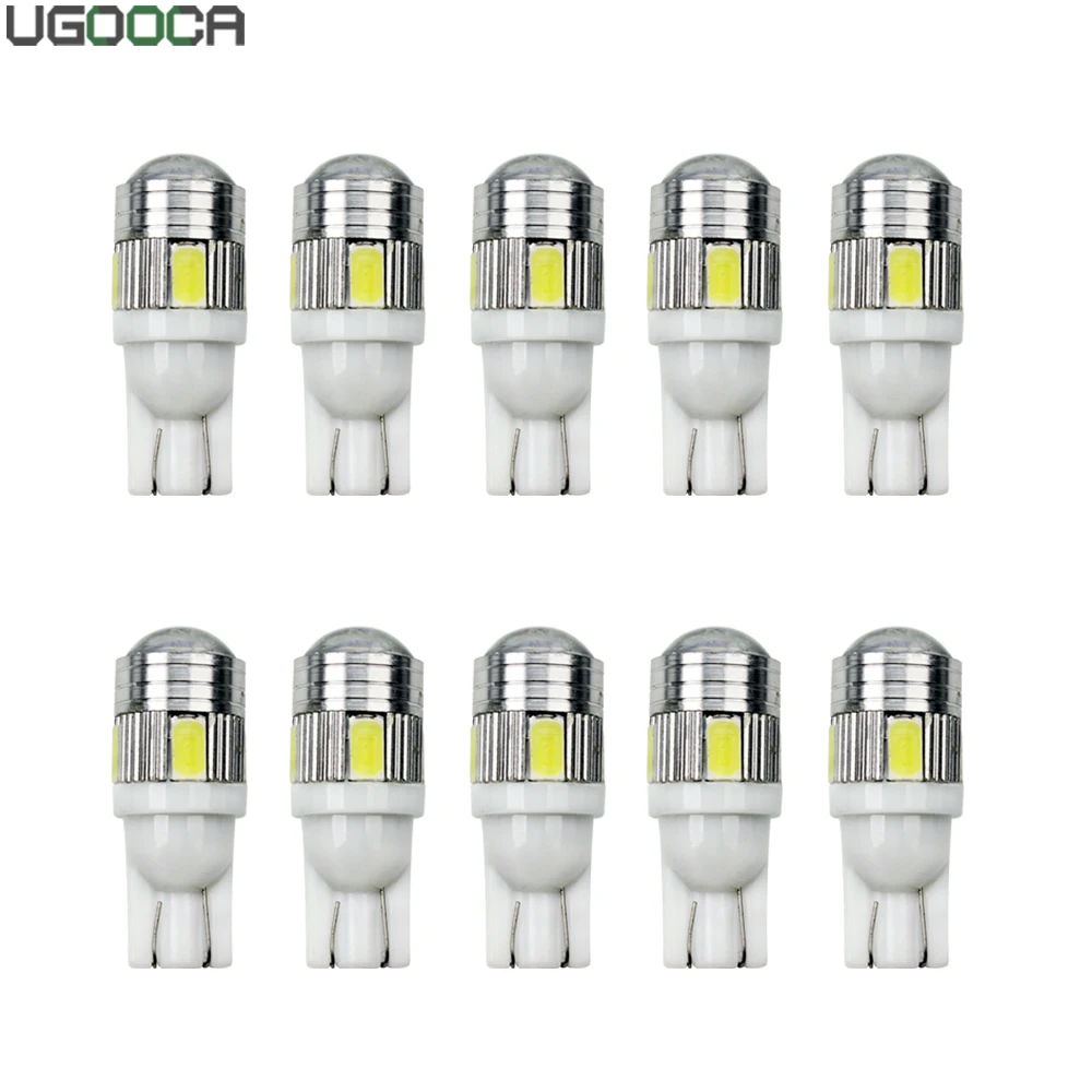 10 шт. Автомобильные светодиодные лампы T10 W5W 168 194 SMD|10 t10|t10 10led t10 smd |