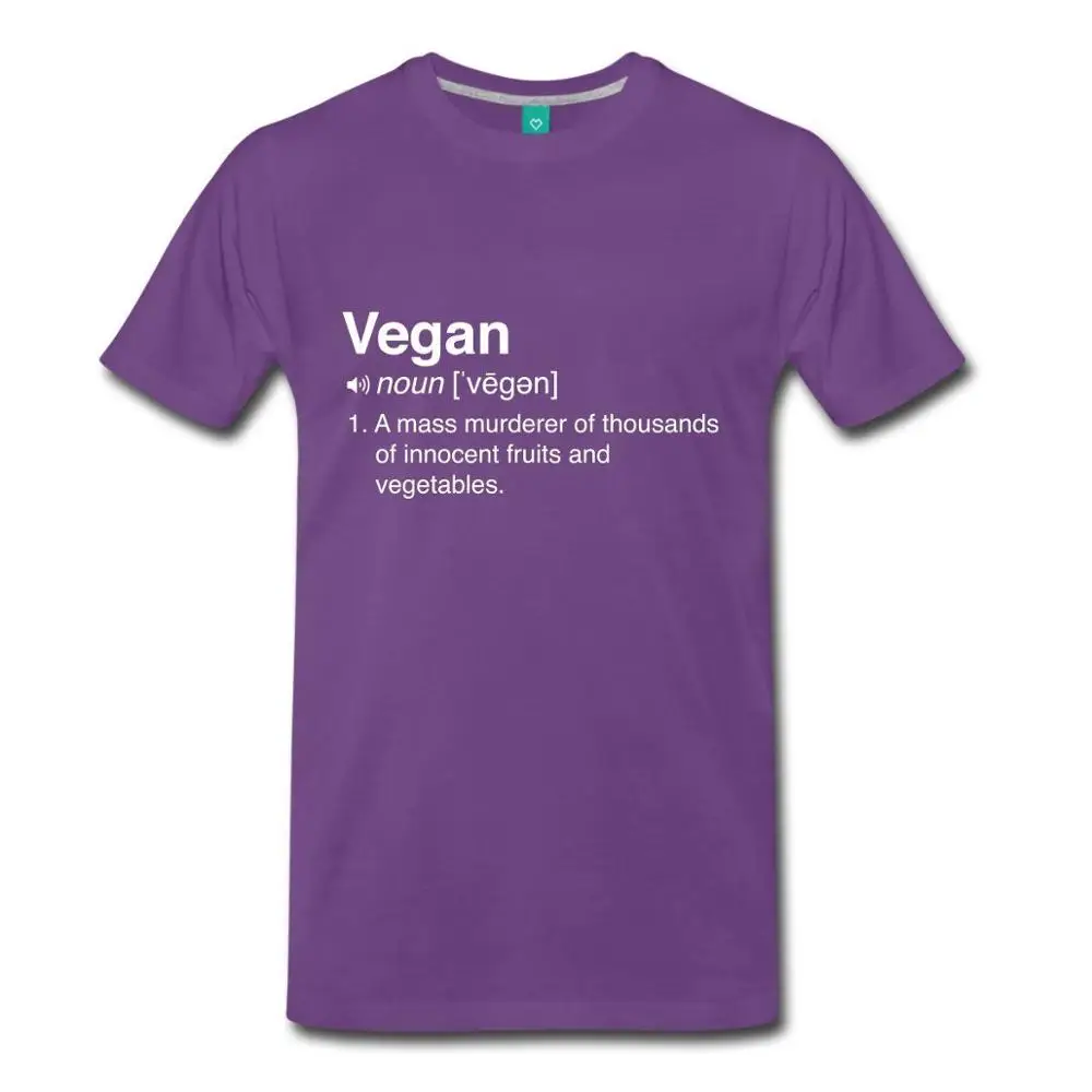 Забавный Vegan Четкости мужская Футболка С Коротким Рукавом Майка Лучшие Качества