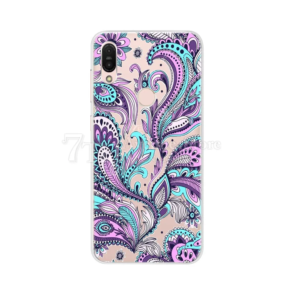 Мягкий чехол из ТПУ для Asus ZenFone Max Pro M1 ZB602KL, силиконовый чехол для Asus ZenFone Max Pro M2 ZB631KL ZB633KL, бампер - Цвет: Лаванда
