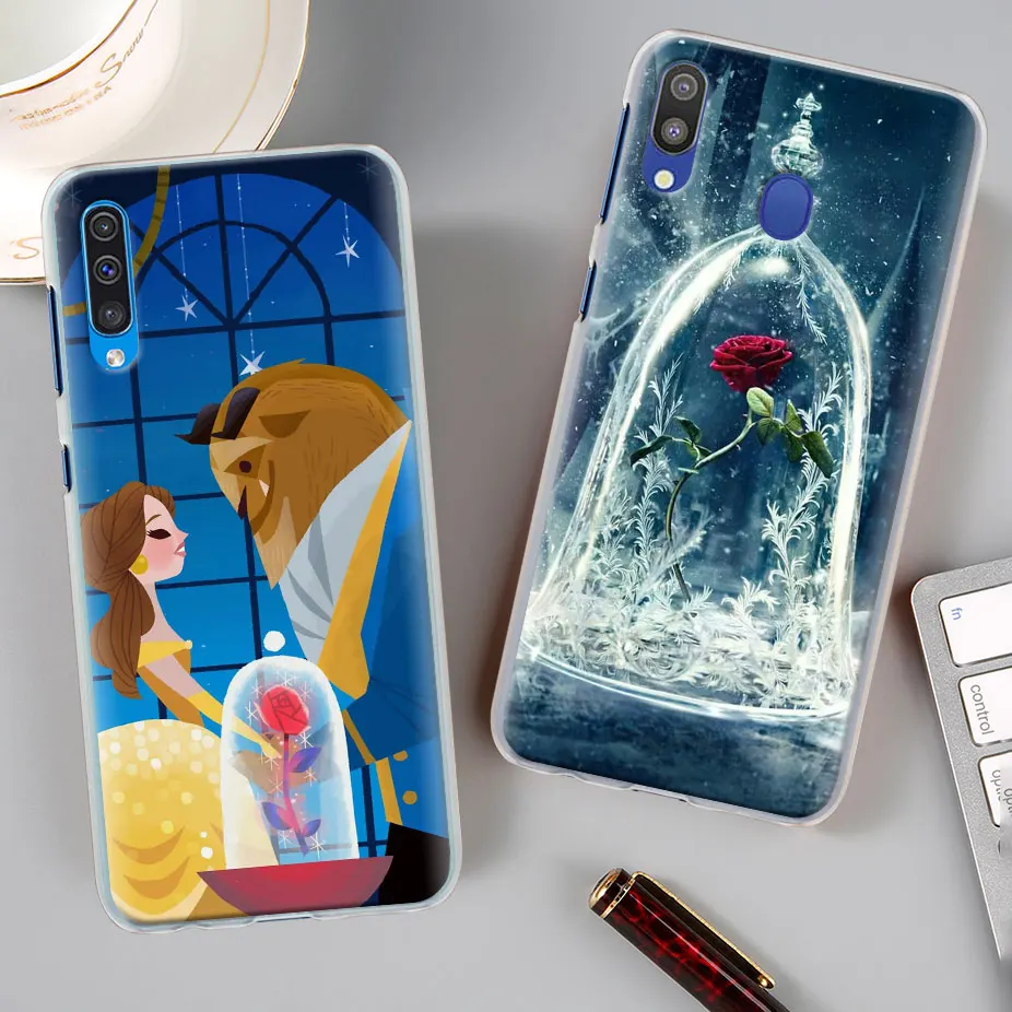 Красота и с рисунком из мультфильма «Красавица и Чудовище» чехол КРЫШКА ДЛЯ samsung Galaxy A30 A40 A50 A70 A6 A8 плюс A7 A9 M30 чехол для телефона Coque