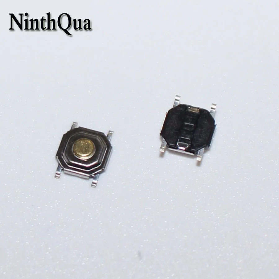 100 шт. 4X4X1 7 мм 4Pin SMD тактный переключатель 4P медный Водонепроницаемый Микро