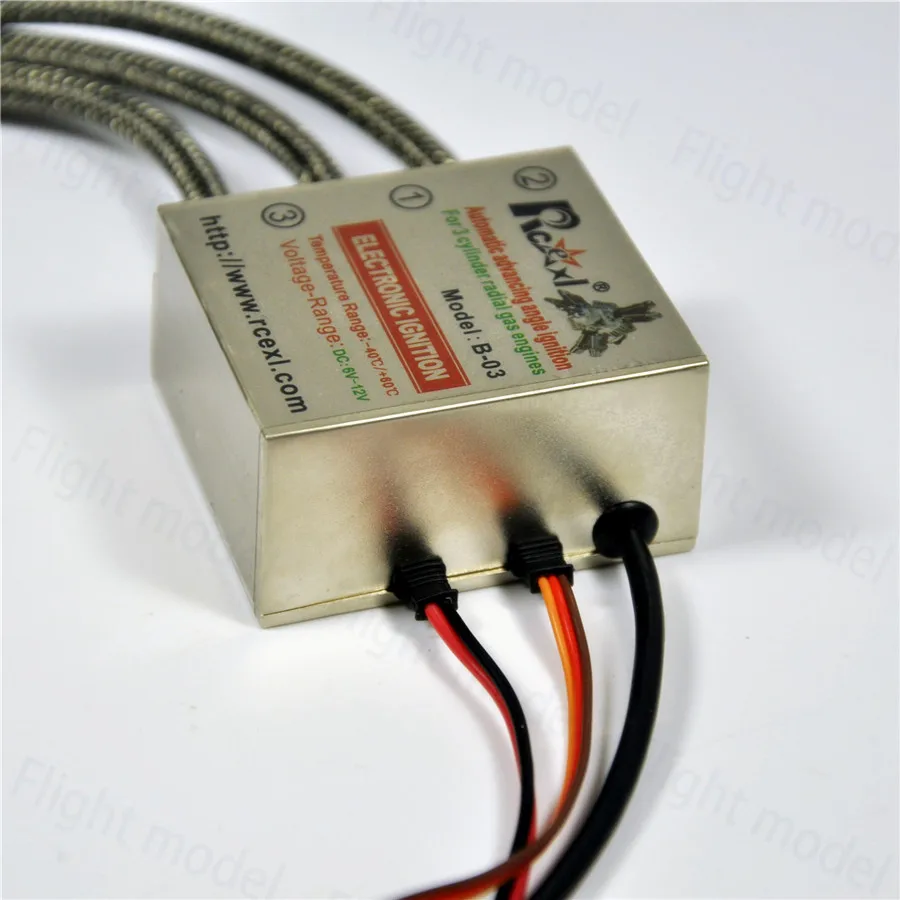 Rcexl 3 Cyliner радиальный двигатель cdi-зажигание для NGK-ME-8 1/4-32 90 градусов 6 V-12 V
