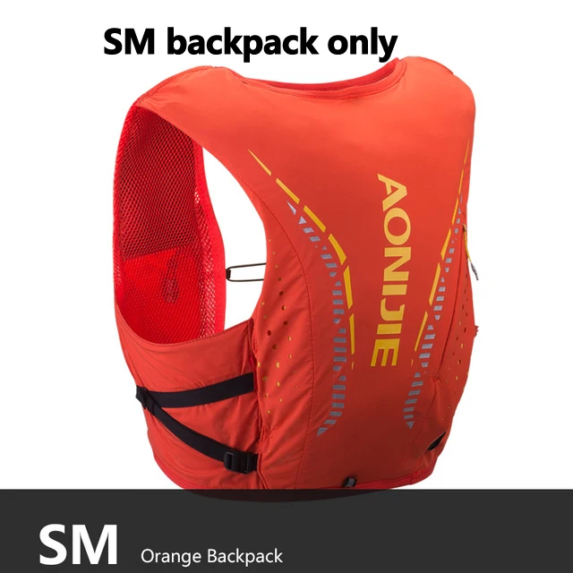 SM vest only-red AONIJIE 10L Кожаный Рюкзак гидратация пакет рюкзак сумка Жилет Жгут водный Пузырь Пешие прогулки Кемпинг бег марафон гонки C942 - Цвет: SM vest only-red
