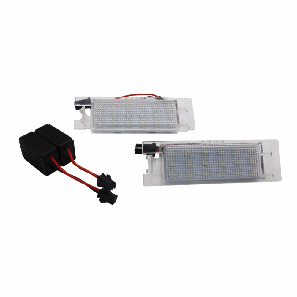 Лампы для номерного знака Opel Vauxhall Corsa Zafira Insignia безошибочные 18 3528 SMD
