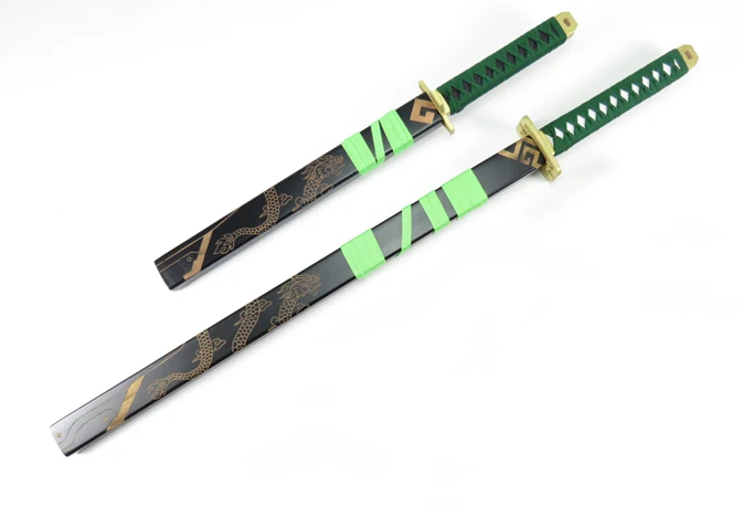 Косплей Реплика Overwatch Genji Shimada Skin Sparrow Swords реквизит Dragonblade|Аксессуары для костюмов|