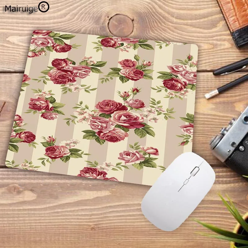

Mairuige Big promotion For Russia Personalized Cool Fashion painted flowers Computer Gaming Speed Mousemats Size for 180x220x2mm