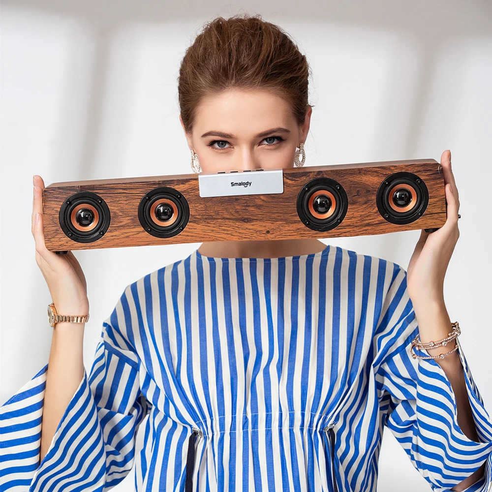 Bluetooth колонка Smalody портативная мини звуковая панель для планшета Xiaomi ноутбука